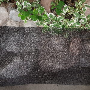 Böschungsmatte PVC-Gewirke schwarz Böschungsmatte PVC-Gewirke schwarz ()